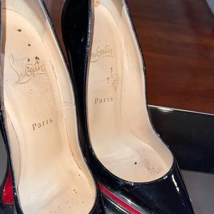 Good condition red bottom still there worn a few times